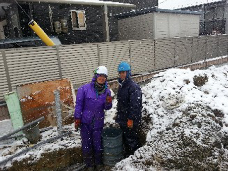 鎌倉広域営業グループによる水道管などの工事支援